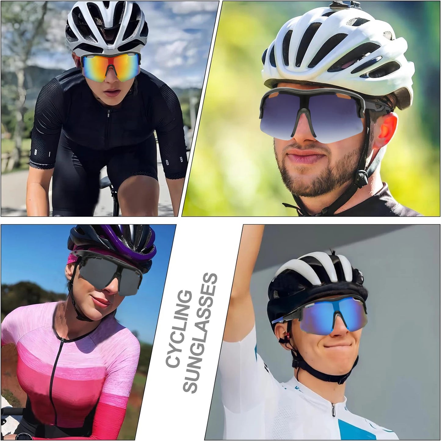 "Polarized Sports Sun Glasses – UV400 Protection for Running, Cycling, Fishing & More"