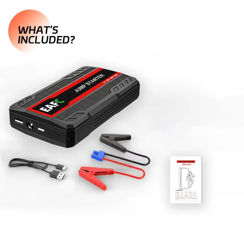 Car Jump Starter Battery Power Bank 600A Portable Emergency Starter Booster 12V Auto Starting Device for Petrol Vehicle Start