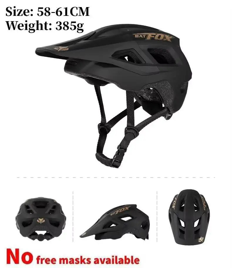 BATFOX Men's MTB Cycling Helmet – Durable, Stylish Protection for Your Ride