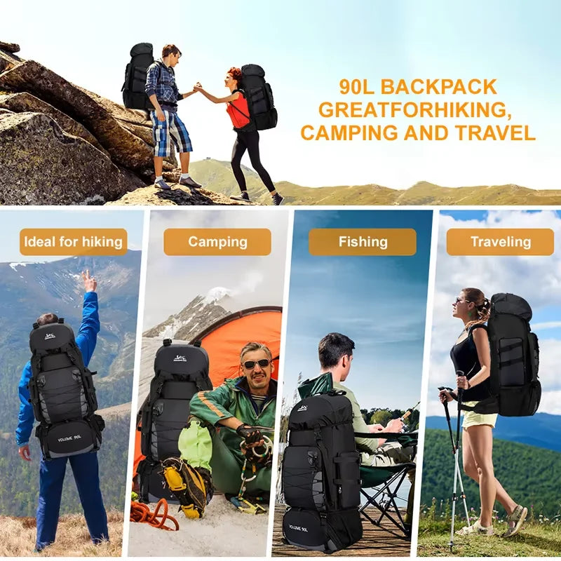 90go Backpack 🎒 90L GO-ANYWHERE ADVENTURE BACKPACK 🧭 – AlpineOutdoorStore