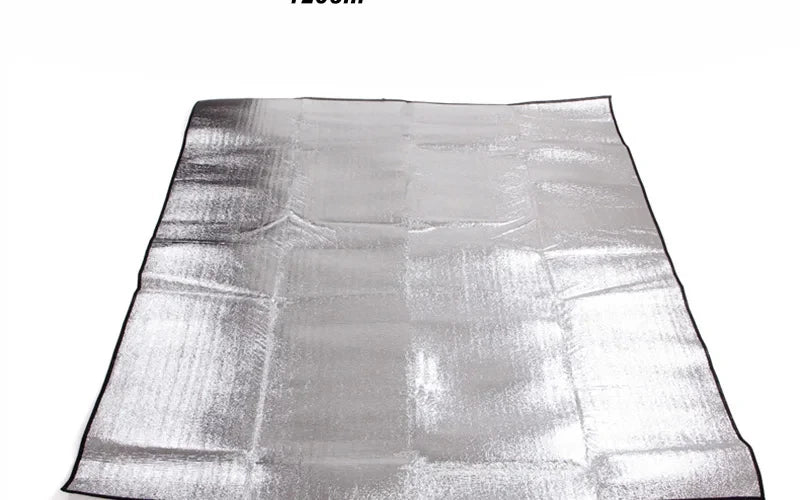 Thermal Camping Mat: Foam, Aluminum Insulation, Reflective Heat Pad