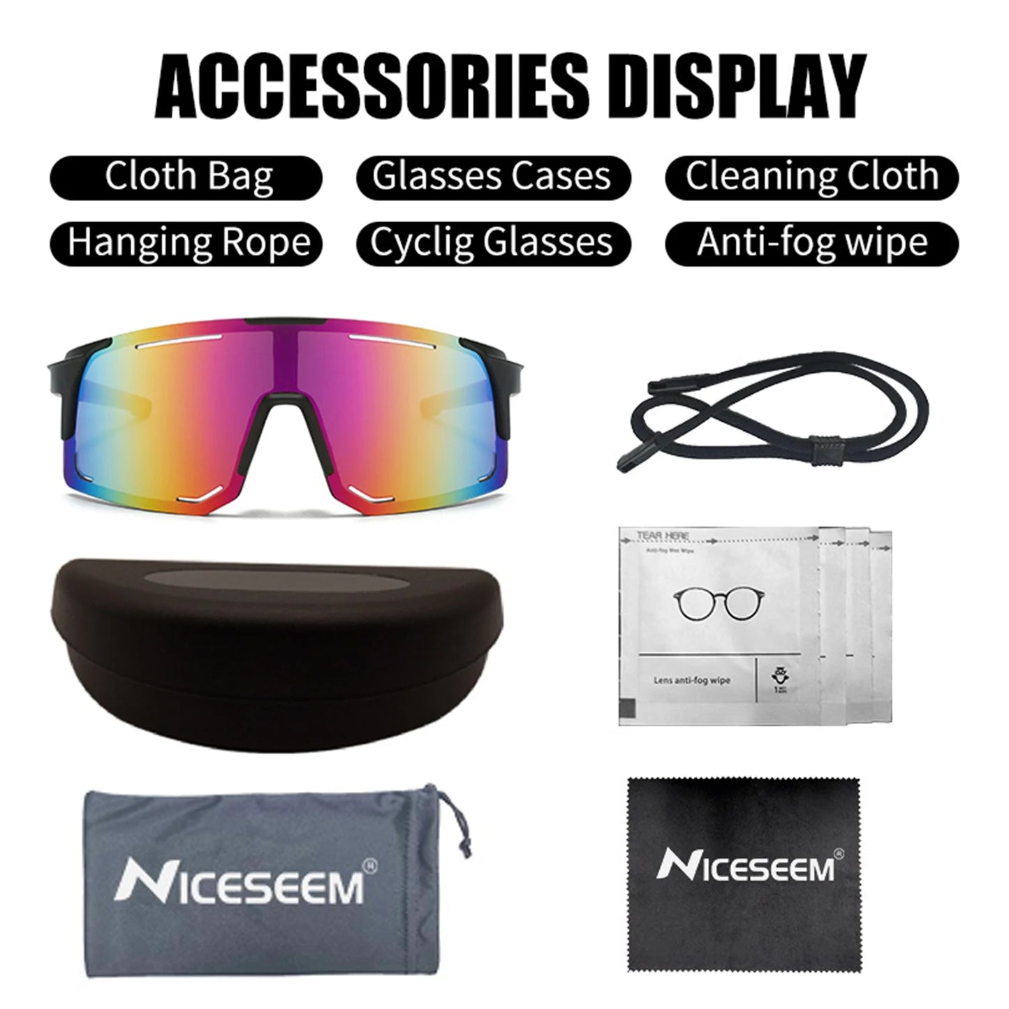 Fashion Sunglasses Anti-UV400 Outdoor Colourful Lens