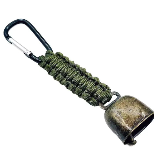 Hunting Paracord Bear Repelling Bell with Magnetic Silencer