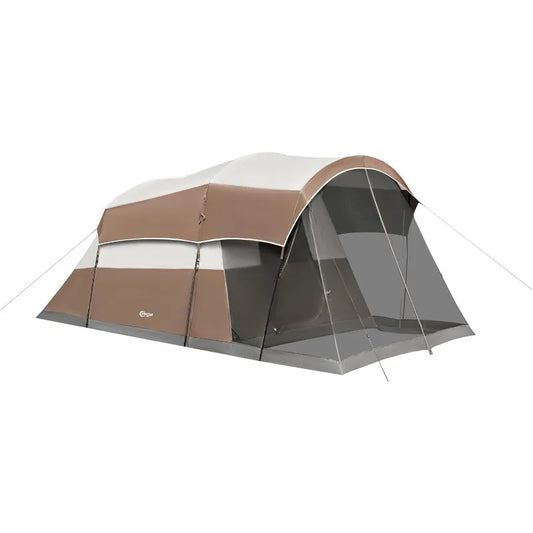⛺ PORTAL 6-Person Tunnel Tent 🌧️ Water-Resistant • Screen Room • Family-Size Shelter