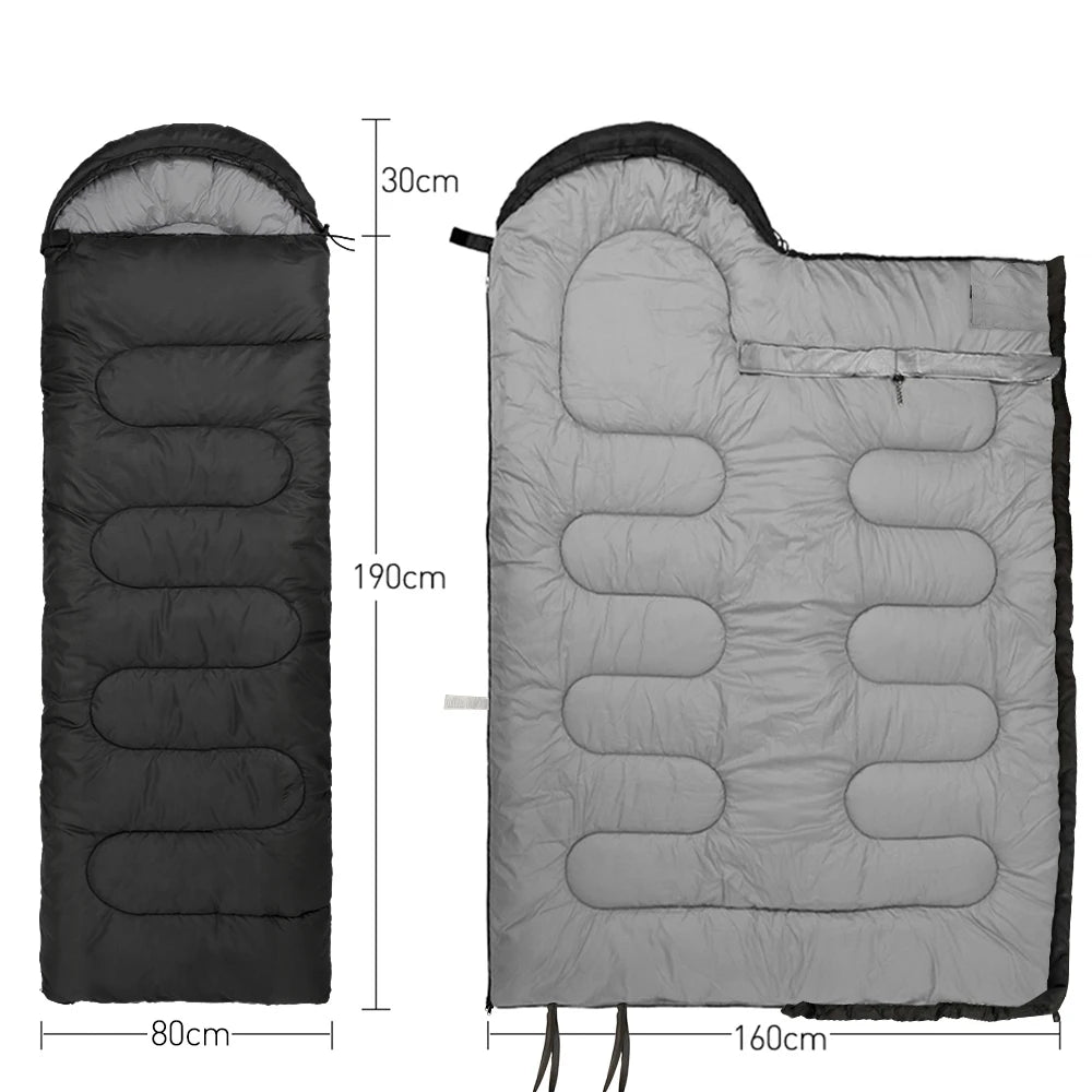 "Lightweight 4-Season Mummy Sleeping Bag – Warm, Compact & Ideal for Camping"