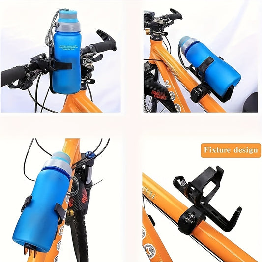 "Quick-Release Bike Bottle Holder, 360° Rotating Cup Holder for Bicycles & Scooters"