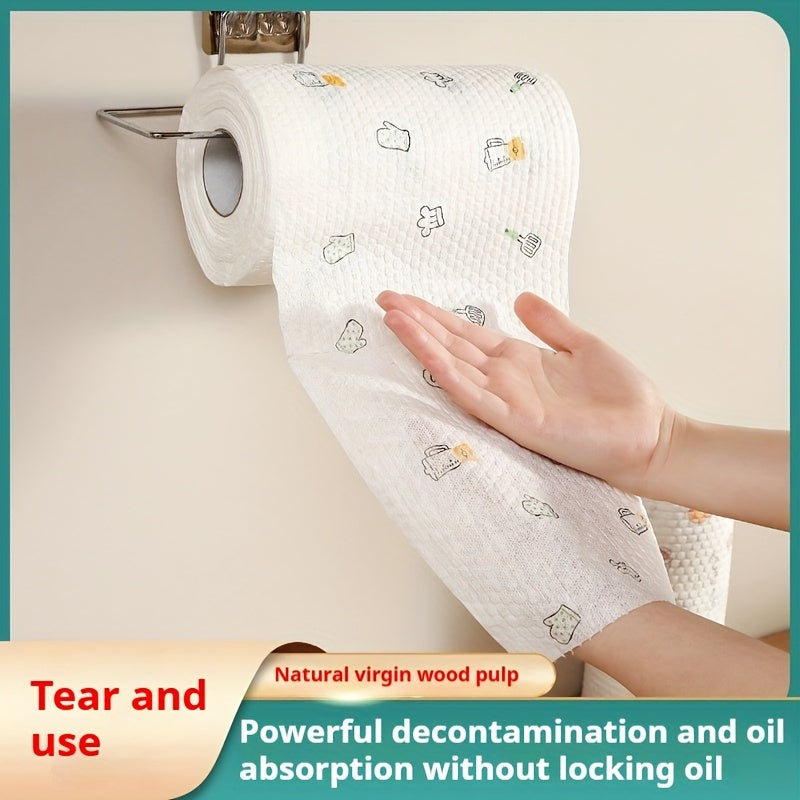 "Economical Multi-Use Reusable Towel - Super Absorbent 400-Sheet roll for Wet & Dry Cleaning"